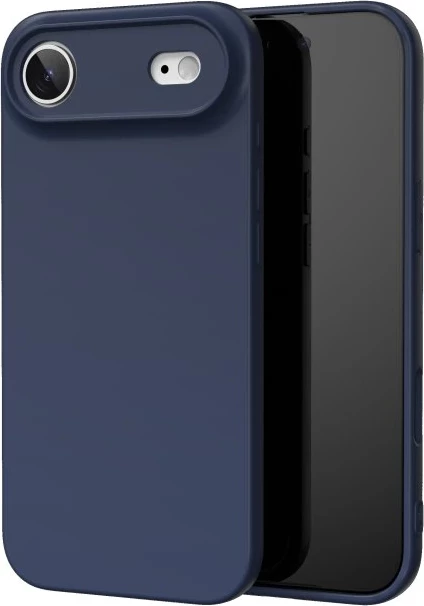 Mbështjellës silikoni për iPhone 17 Air SWISSTEN Soft Joy, Dark Blue
