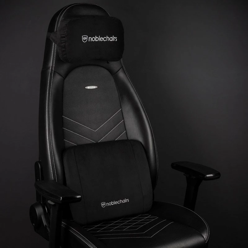Set jastëkësh memory foam Noblechairs GAGC-168 40 x 32 cm, zi, set 2 copë