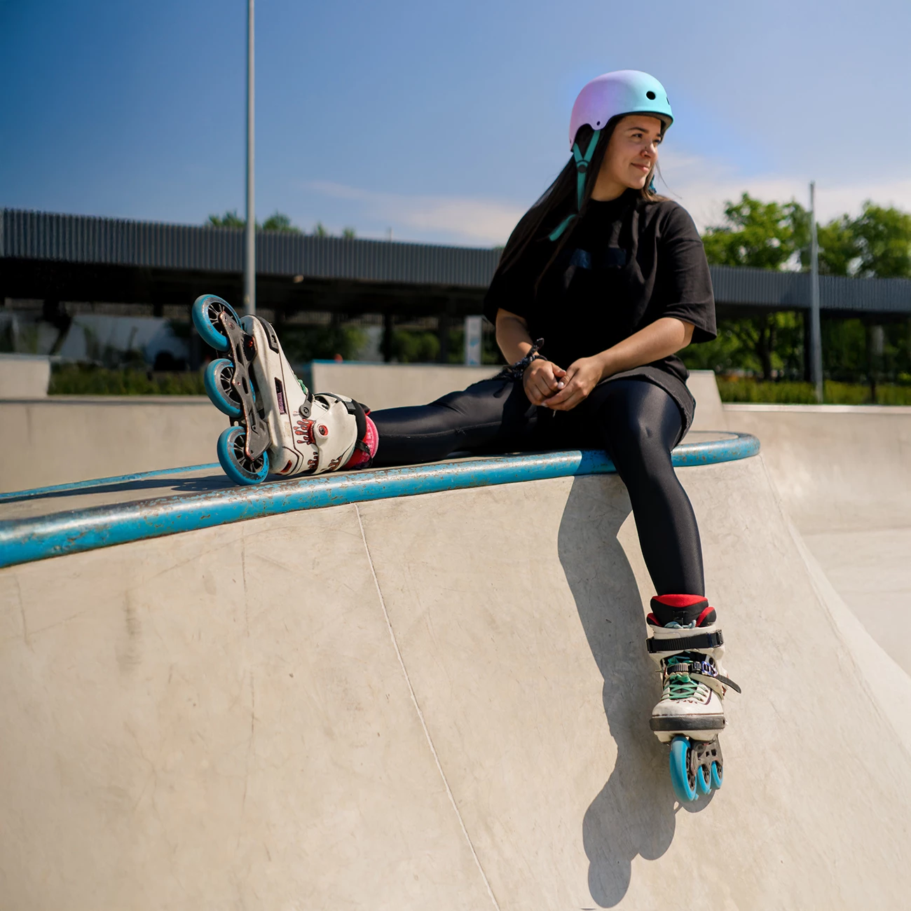 Helmetë BMX/skuter Wozinsky HT-38GRM, M (54-58 cm), rregullim 360°, polikarbonat + EPS, gradient rozë