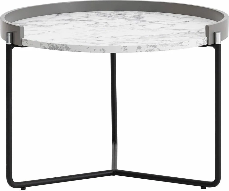 Set tavolinash ndihmëse (2 copë), Skye Decor, Mandy, ngjyrë antracit