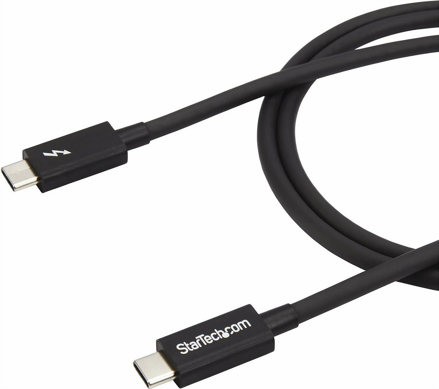 Kabllo Thunderbolt 3 USB-C StarTech TBLT3MM1M, 1m, 20Gbps, 4K 60Hz, e zezë