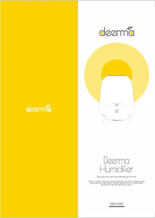 Humidifikues ajri ultrasonik Deerma F325, 5L, Bardhë