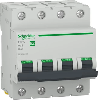 Siguresë Automatike 4P, C 32A, 6kA - Schneider