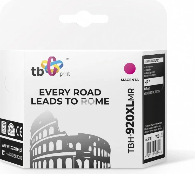 Toner TB Print TBH-920XLMR për HP Officejet, Magenta