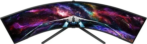 Monitor Samsung Odyssey Neo G9 G95NC, 57", VA i lakuar, Dual UHD, 1ms, 240Hz, HDR10+, bardhë-zi