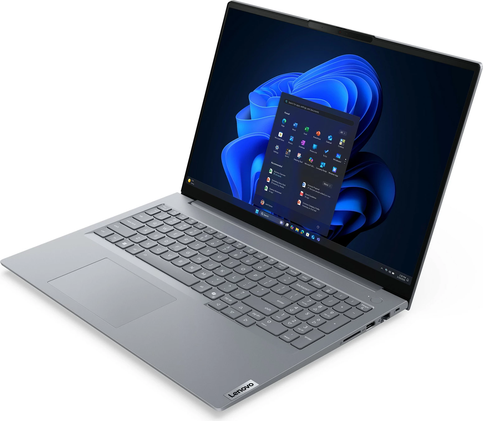 Laptop Lenovo ThinkBook 16 G9, Ryzen 5 220, 16GB RAM, 512GB SSD, 16" WUXGA, Windows 11 Pro, Arctic Grey