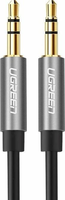 Kabl AUX 3.5mm Ugreen UGR499, 5 m, Jack 3.5mm në Jack 3.5mm, gri