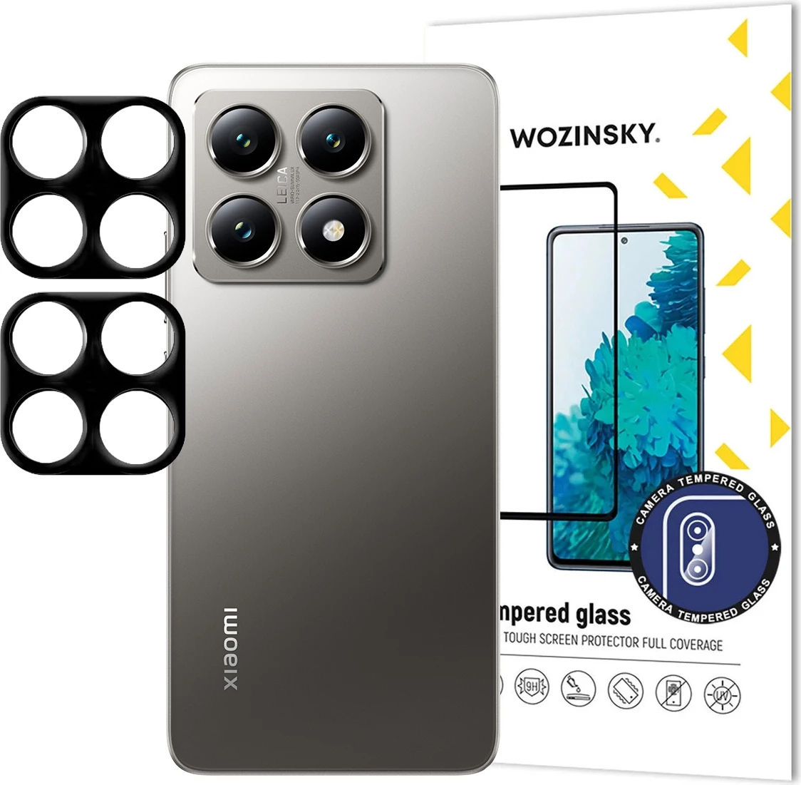 Xham mbrojtës kamerë Wozinsky për Xiaomi 14T, 2 copë, transparent