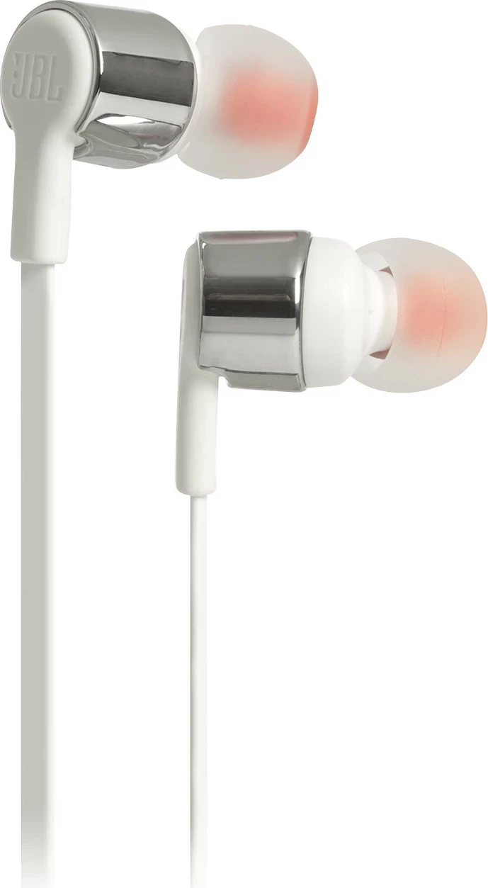 Kufje JBL Tune 210 in-ear me mikrofon, të bardha