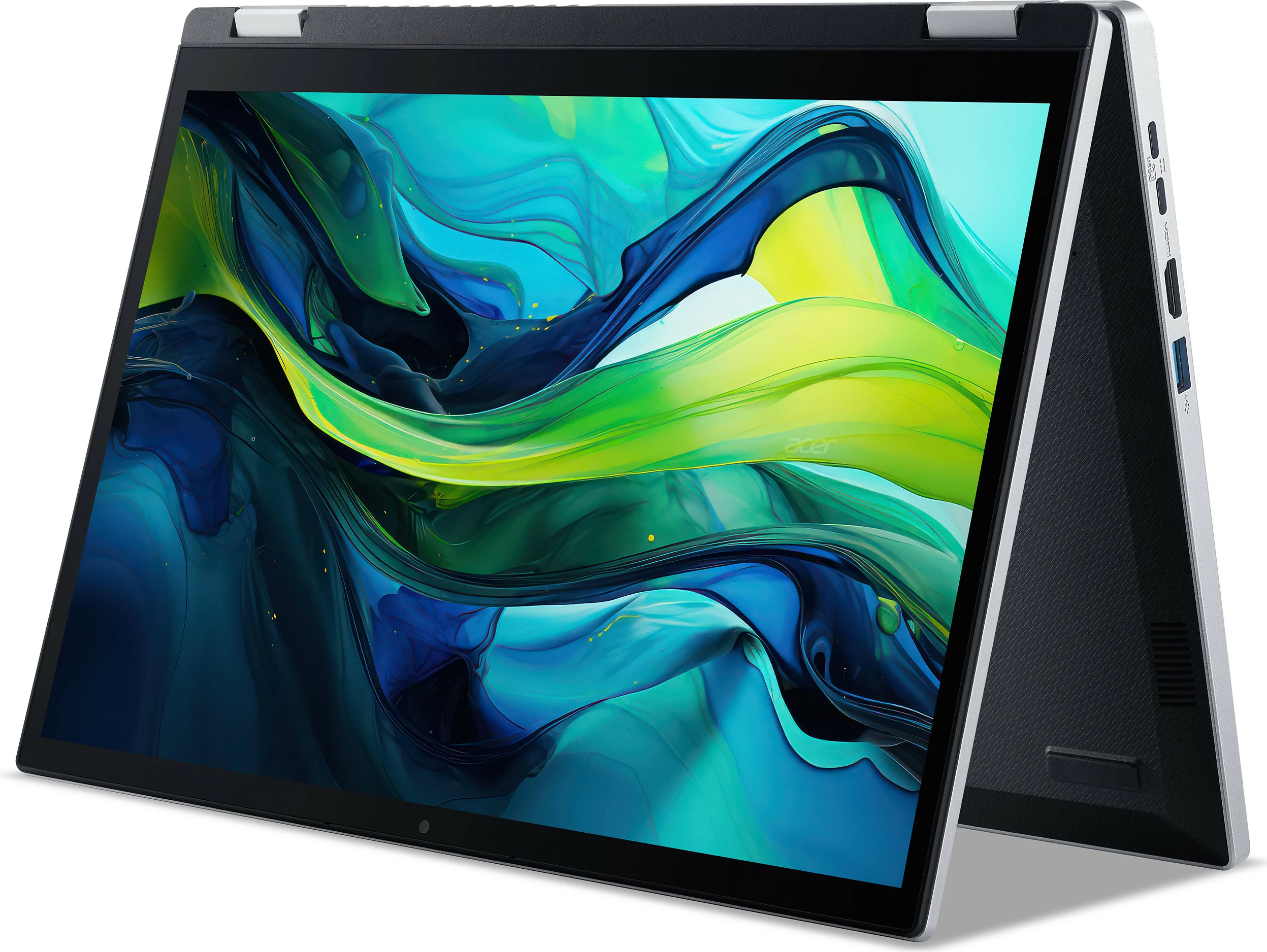 Laptop 2-n-1 Acer Aspire Go Spin 14 AGSP14-31PT-325W, Intel Core 3, 8GB RAM Memorje, 512GB SSD, 14" Touch, Windows 11 Home, Pure Silver