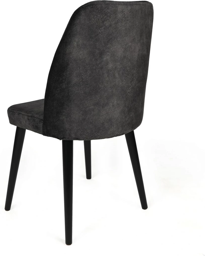 Set karrigesh (4 copë), Skye Decor, Alfa-437 V4, anthracite e zezë