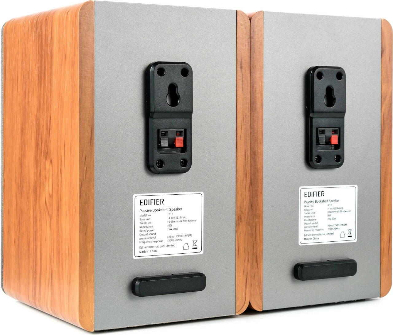 Bokse Edifier P12, Wired, 20 W, 6 Ω, Gri, Dru