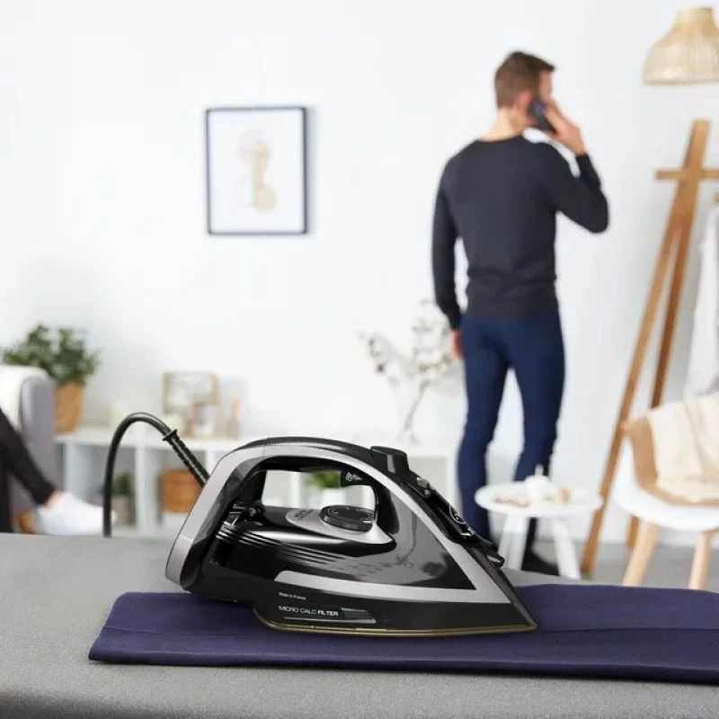 Hekur me avull Tefal Puregliss FV 8062, zi/gri
