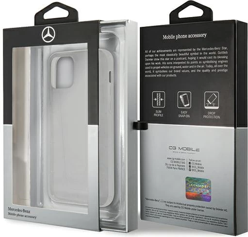 Mbështjellës Mercedes MEHCP12SCLCT për iPhone 12 mini 5.4", Transparent