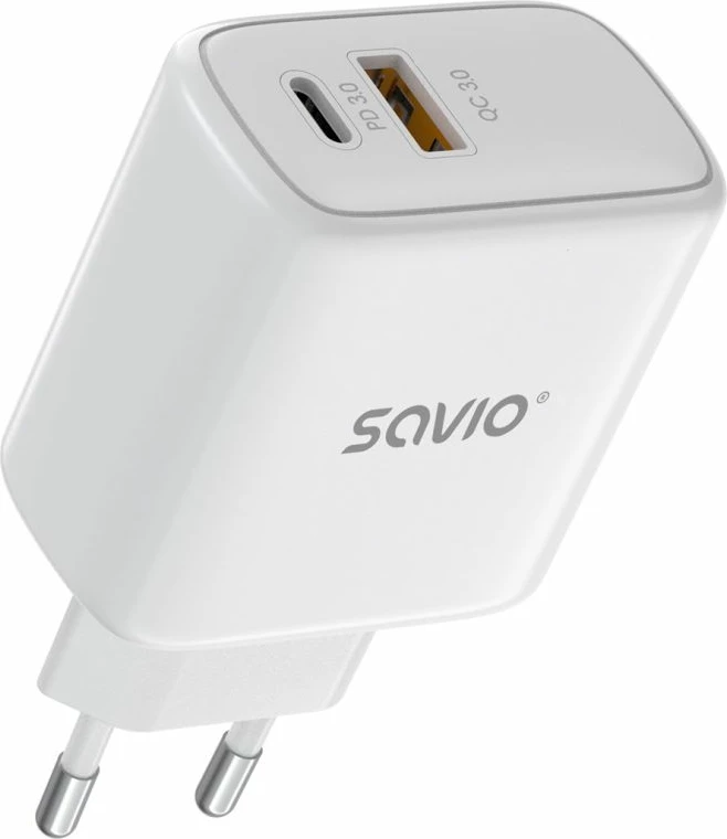 Karikues telefoni Savio LA-12 20W, i bardhë