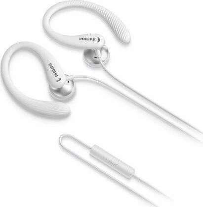 Kufje Philips TAT1105WT/00 in-ear me kabllo 3.5 mm, me mikrofon dhe kontroll në kabllo, IPX2, të bardha 2