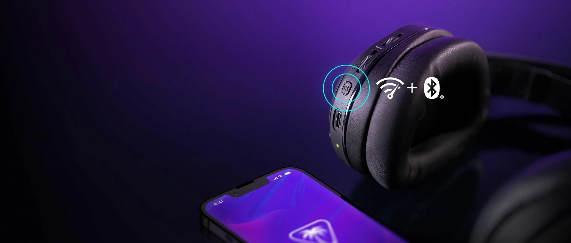 Kufje gaming Turtle Beach Stealth 500, wireless Bluetooth/2.4GHz, surround sound, për PS4/PS5, të zeza