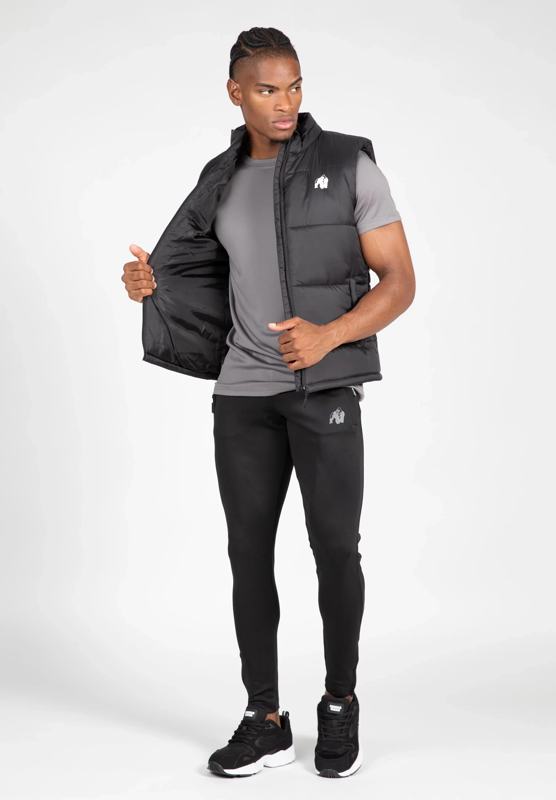 Irvine Puffer Vest - Black [Madhësia: M]