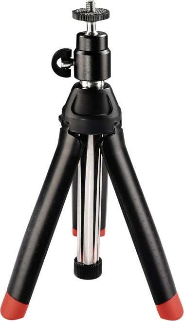 Tripod Hama Multi 4-in-1, 4601, mini, 20-90 cm, i zi me të kuqe