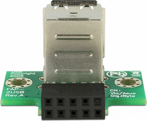 Adapter USB i brendshëm DeLOCK 41429, USB Type-A, USB 2.0, 2 porta
