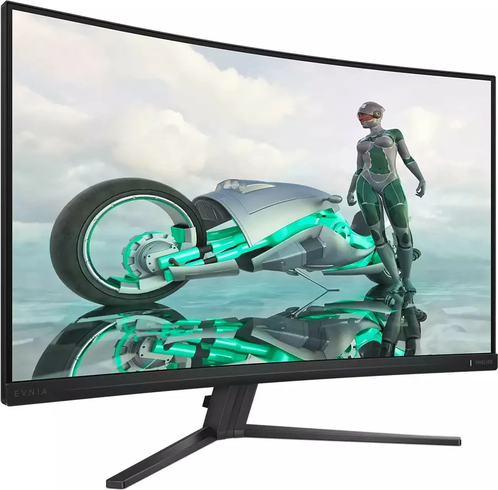 Monitor Philips 32M2C3500L, 32 inç, QHD, 180Hz, Curved, gri