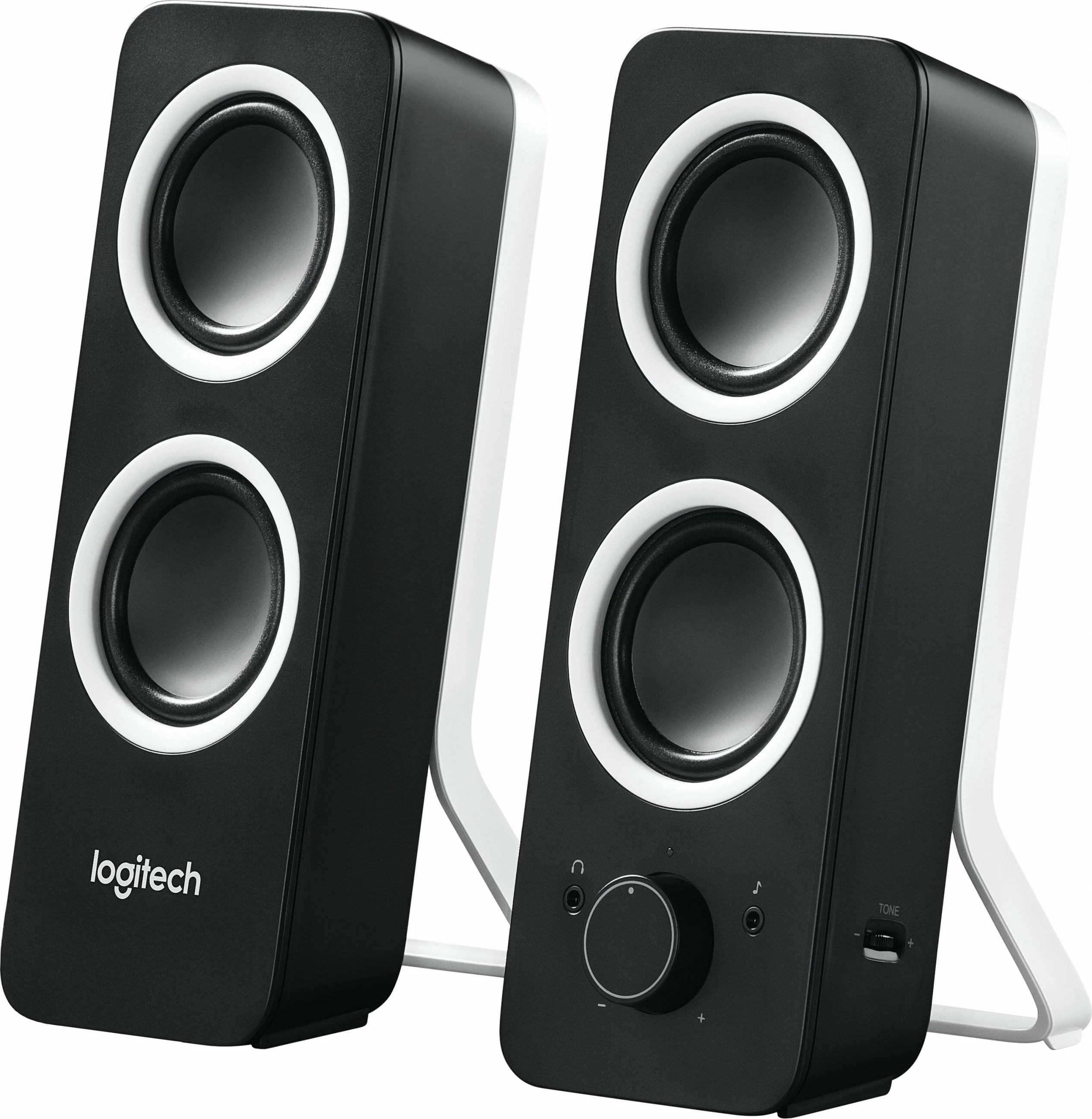 Altoparlantë Logitech Z200, 2.0 kanale, 5W, lidhje me kabllo, e zezë