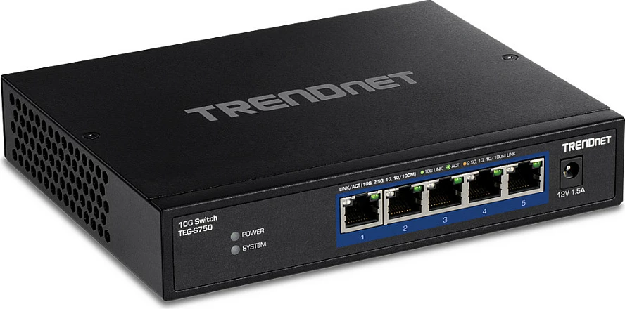 Switch TRENDnet TEG-S750, 5x 10G RJ-45, i zi
