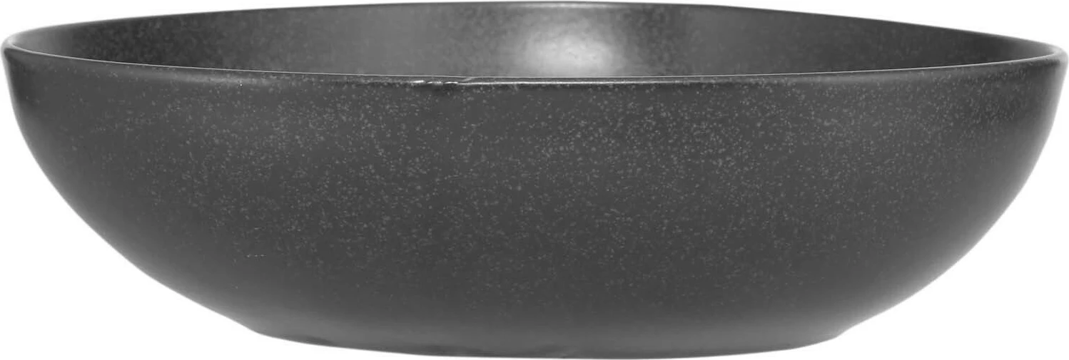 Tas trekëndor Porland Seasons Coal 200 mm, 820 ml, porcelan, i zi, set 6 copë