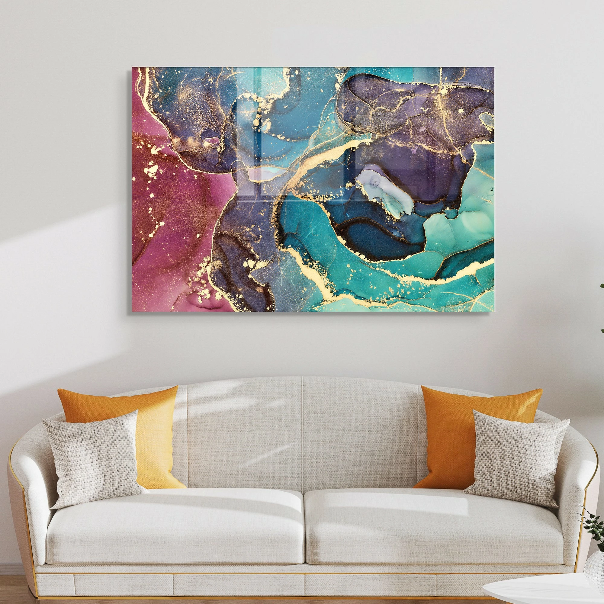 Pikturë dekorative prej xhami të temperuar, Wallity, 2077, 70x100 cm