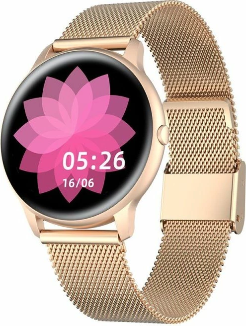 Smartwatch për femra G.Rossi, rozë gold