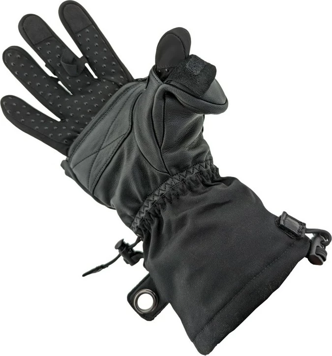 Dorëza të ngrohshme 2-në-1 Glovii GS21L, me mbulesë të izoluar, touchscreen, 3 nivele ngrohjeje, 2x 2100mAh, madhësia L, të zeza, set