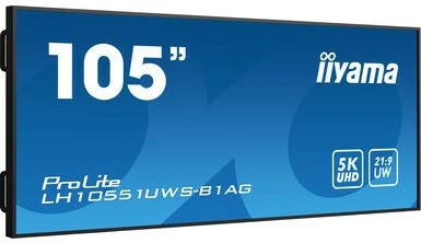 Ekran i madh profesional iiyama LH10551UWS-B1AG, 105 inç, 5K UHD, 21:9 UltraWide, LED