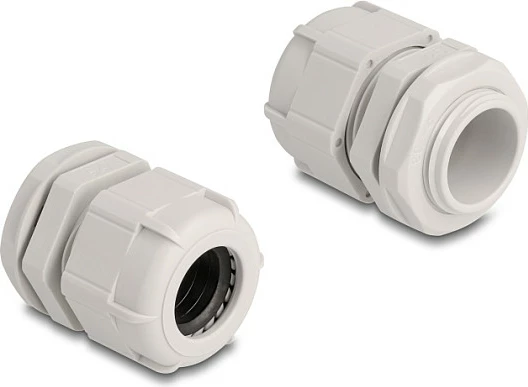Glandë për kabllo DeLOCK M25, IP68, 10 copë, 13-18mm, gri
