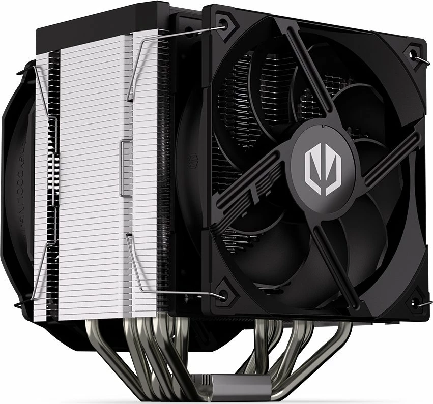 Ftohës procesori Endorfy Fortis 5 Dual Fan EY3A009, 2x fan 120/140mm PWM, TDP 220W, argjendtë/zezë