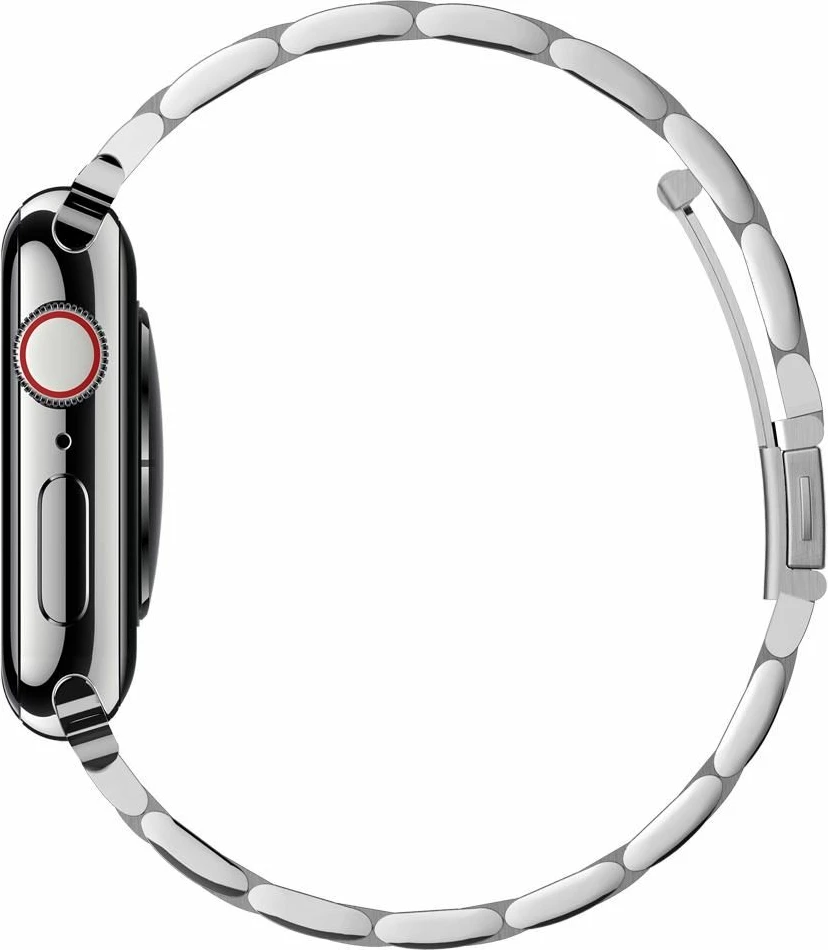 Rrip ore Spigen Modern Fit çelik inox për Apple Watch 4/5/6/7/8/SE 38/40/41 mm, argjend, 1 copë