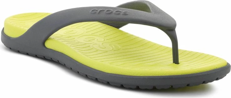Flip-flop Crocs Coast Flip 212035-0GG, gri/citrus