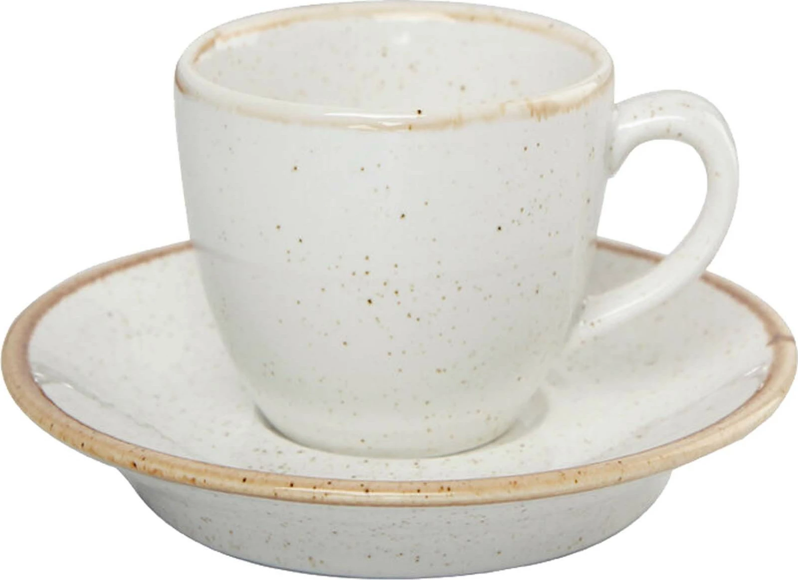 Nënfilxhan porcelani Porland Seasons Sand 120 mm, krem-bezh, set 6 copë