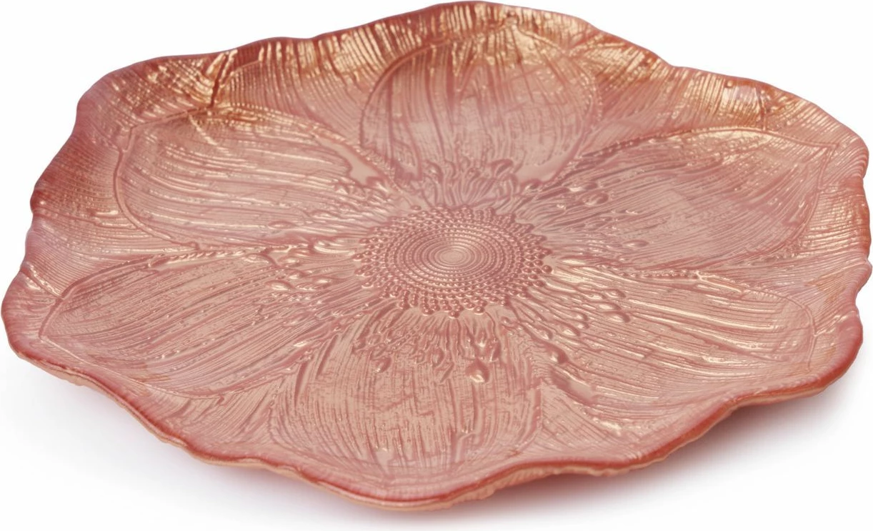 Set pjatash ëmbëlsirash (6 copë), Hermia, Elroy6p, portokalli, 22x22cm