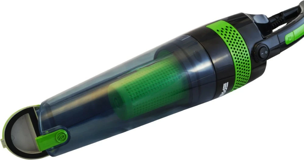 Fshesë elektrike vertikale PRIME3 SVC11, pa qese, 1.5L, HEPA, E zezë/Gjelbër