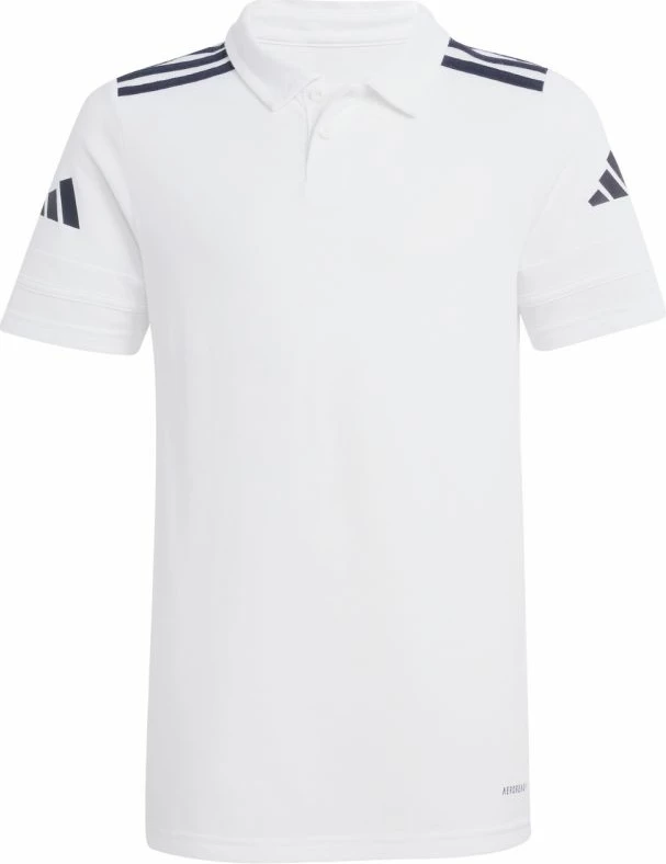 Maicë polo për fëmijë adidas, e bardhë