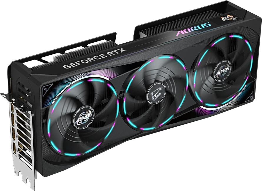 Kartë grafike GIGABYTE GeForce RTX 5080 AORUS MASTER 16G, 16GB GDDR7, 256-bit, PCIe 5.0, 3xDP/1xHDMI, 3 ventilatorë, e zezë