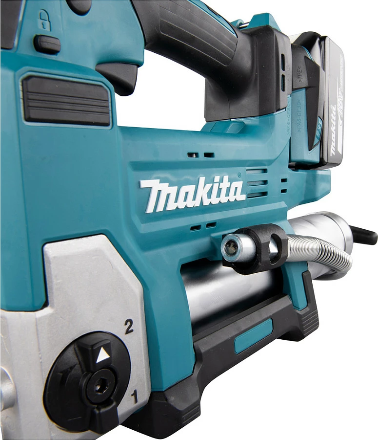 Pistoletë graso Makita DGP180Z, 18V Li-Ion, 475 ml, 690 bar, zorrë 1.2 m