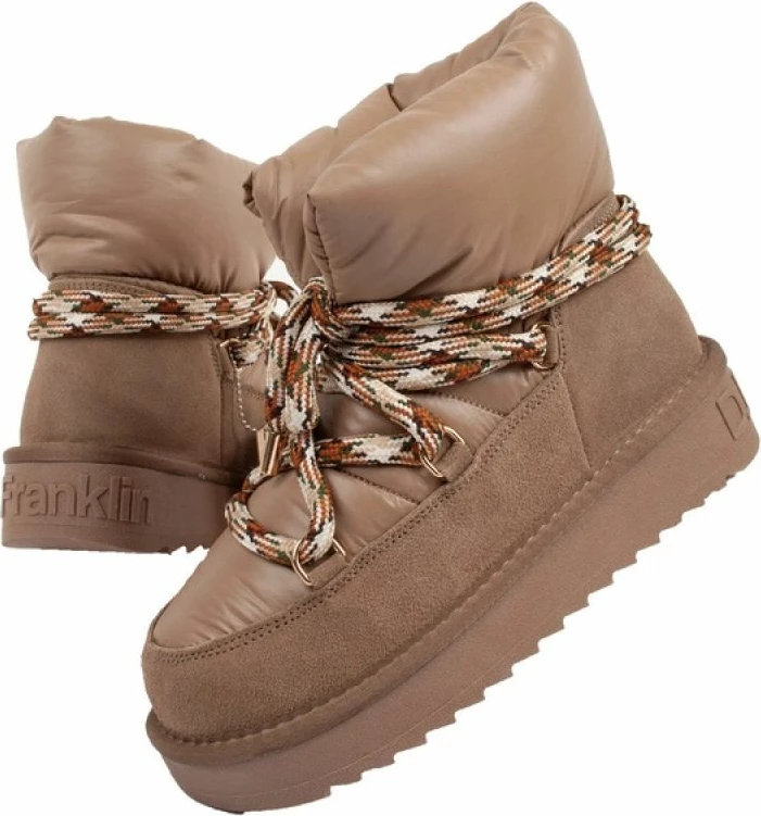 Këpucë për femra D.Franklin, kafe