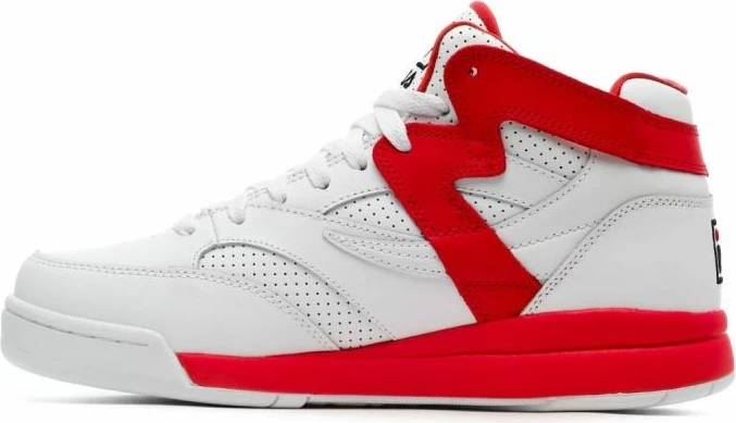 Atlete të larta për meshkuj Fila M-Squad Mid M, të bardha dhe të kuqe