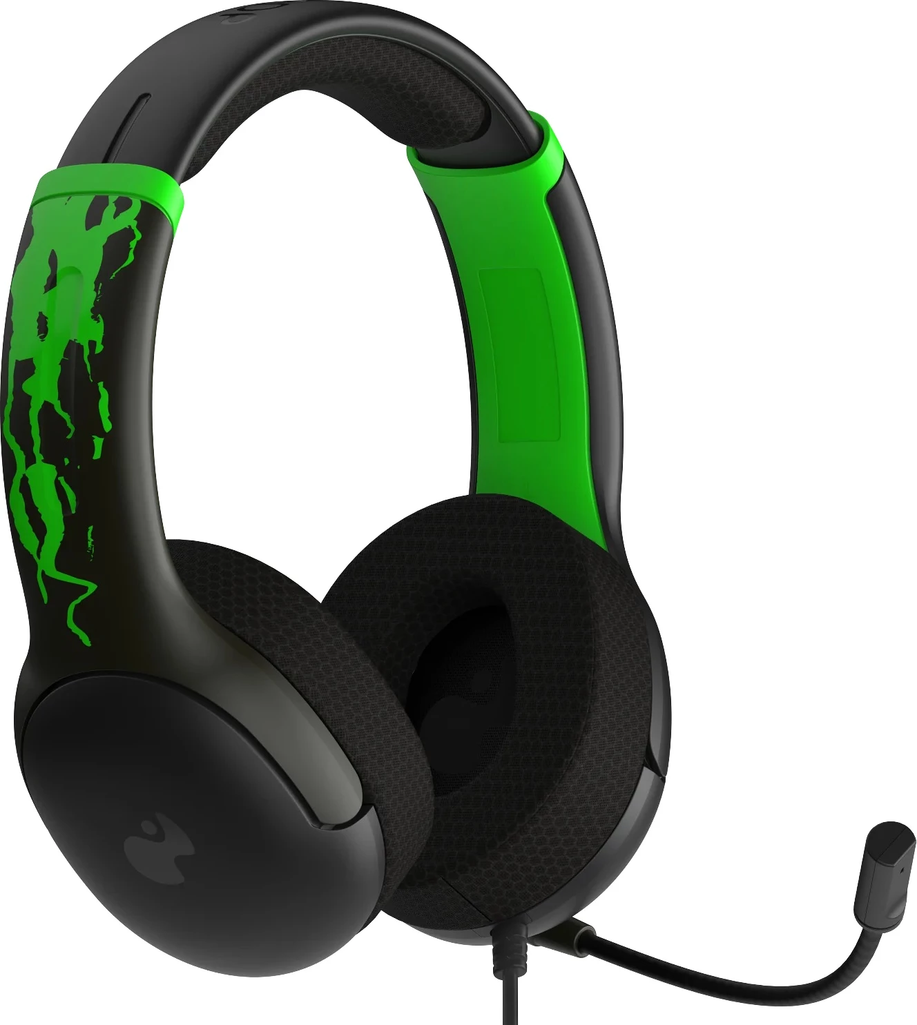 Kufje gaming PDP AIRLITE GLOW me kabllo, stereo 40mm, me mikrofon, Jeshile (Jolt Green)