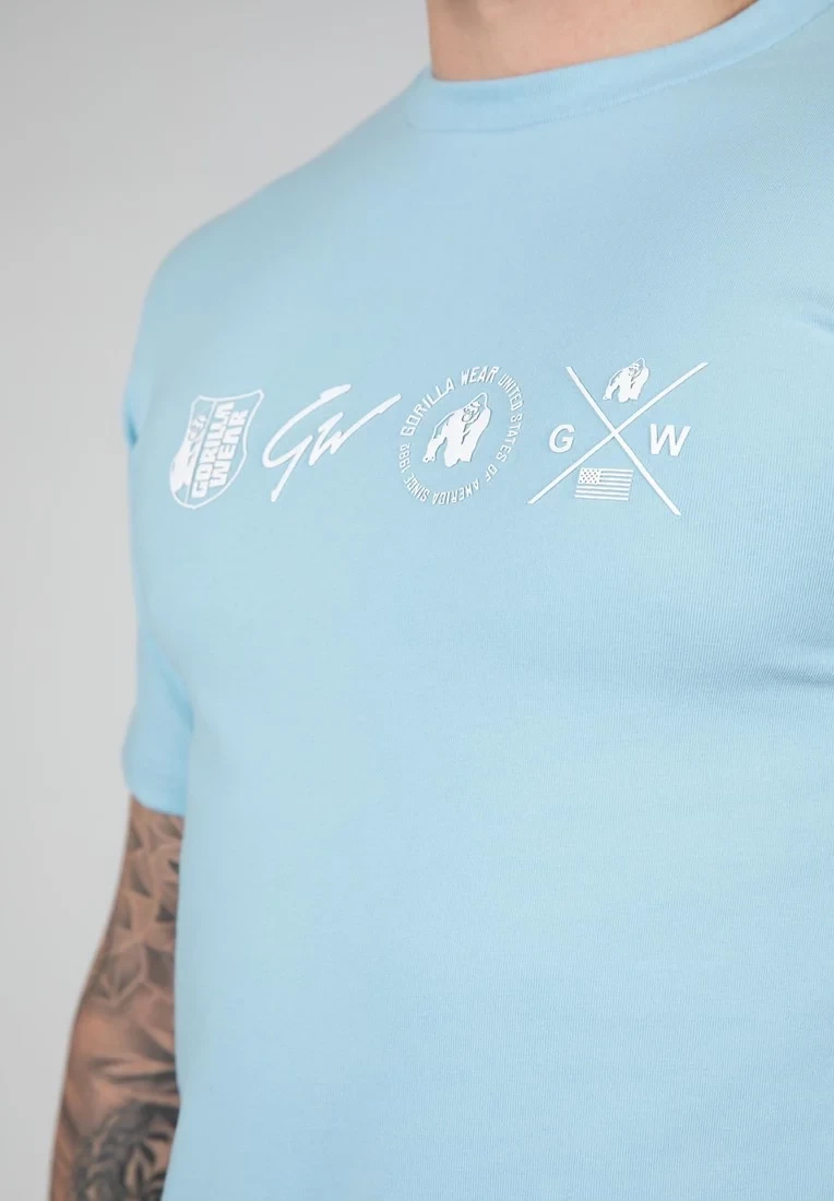 Swanton T-Shirt - Blue [Madhësia: 3XL]