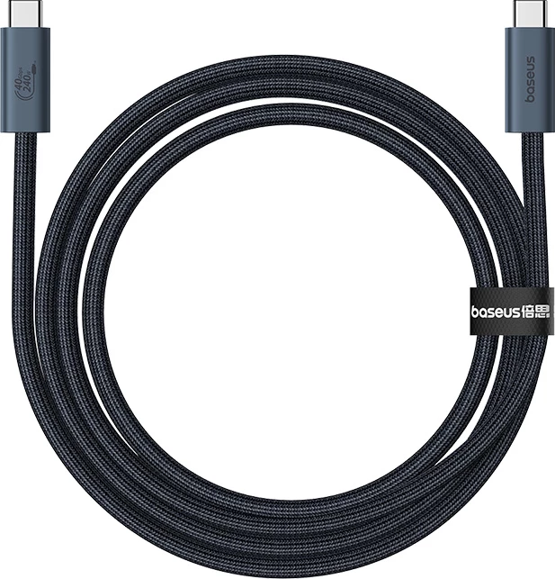 Kabllo USB-C Baseus CB000068, 1m, 240W, 8K 60Hz, e zezë