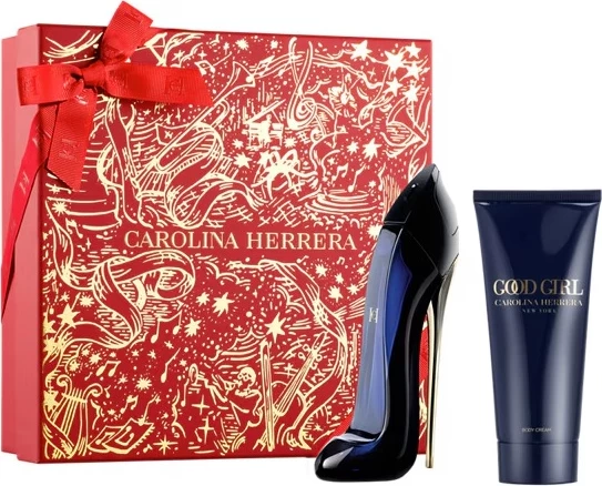 Set Eau de Parfum dhe balsam trupi për femra Carolina Herrera Good Girl, 80ml + 100ml