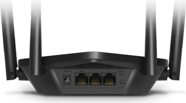 Router Wi‑Fi, Mercusys MR60X, deri 1.54 Gbps, 4 antena, i zi