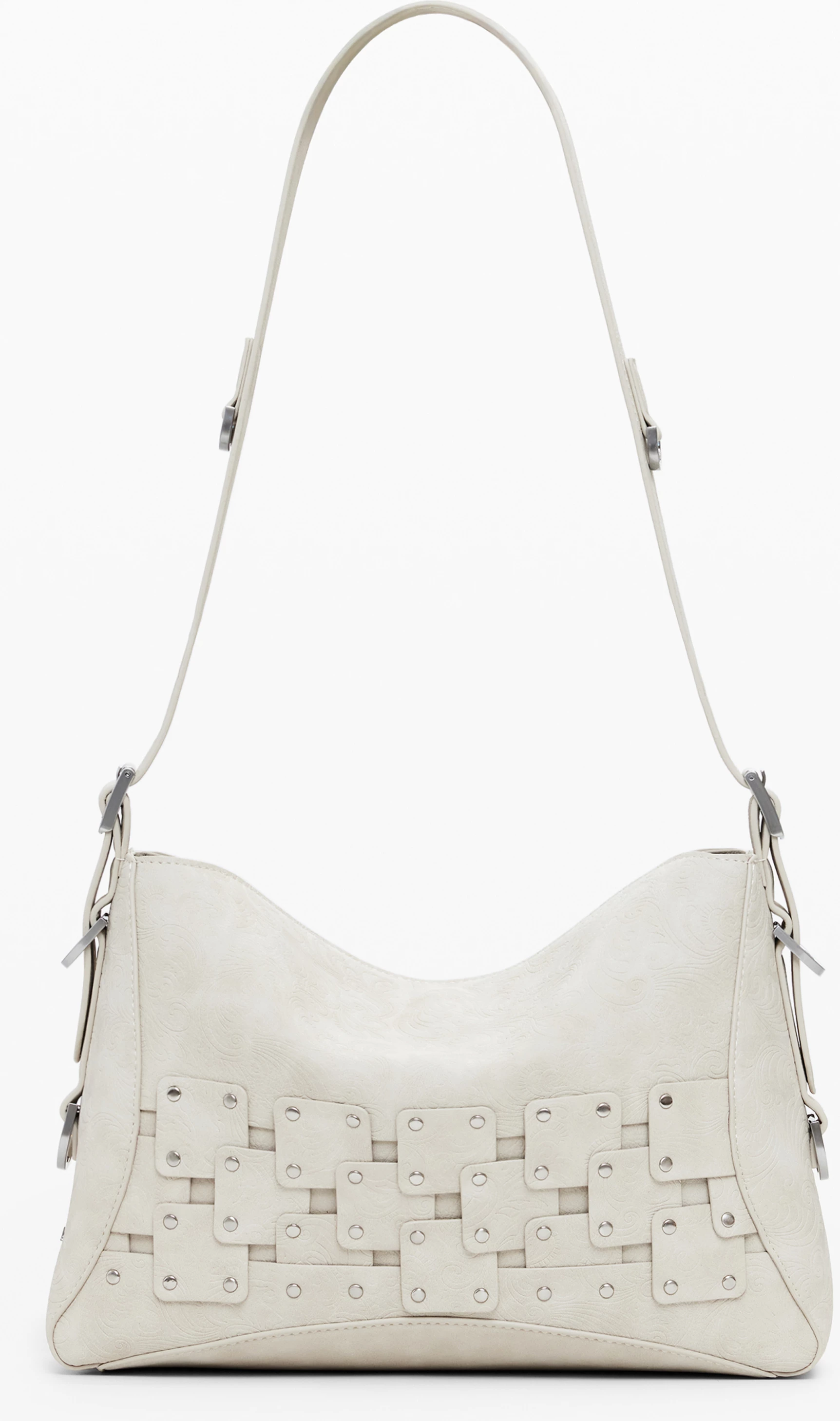 Çantë DESIGUAL New Patch Bag femra, bezhë